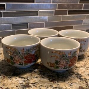 Vintage Sake Tea Cups Set